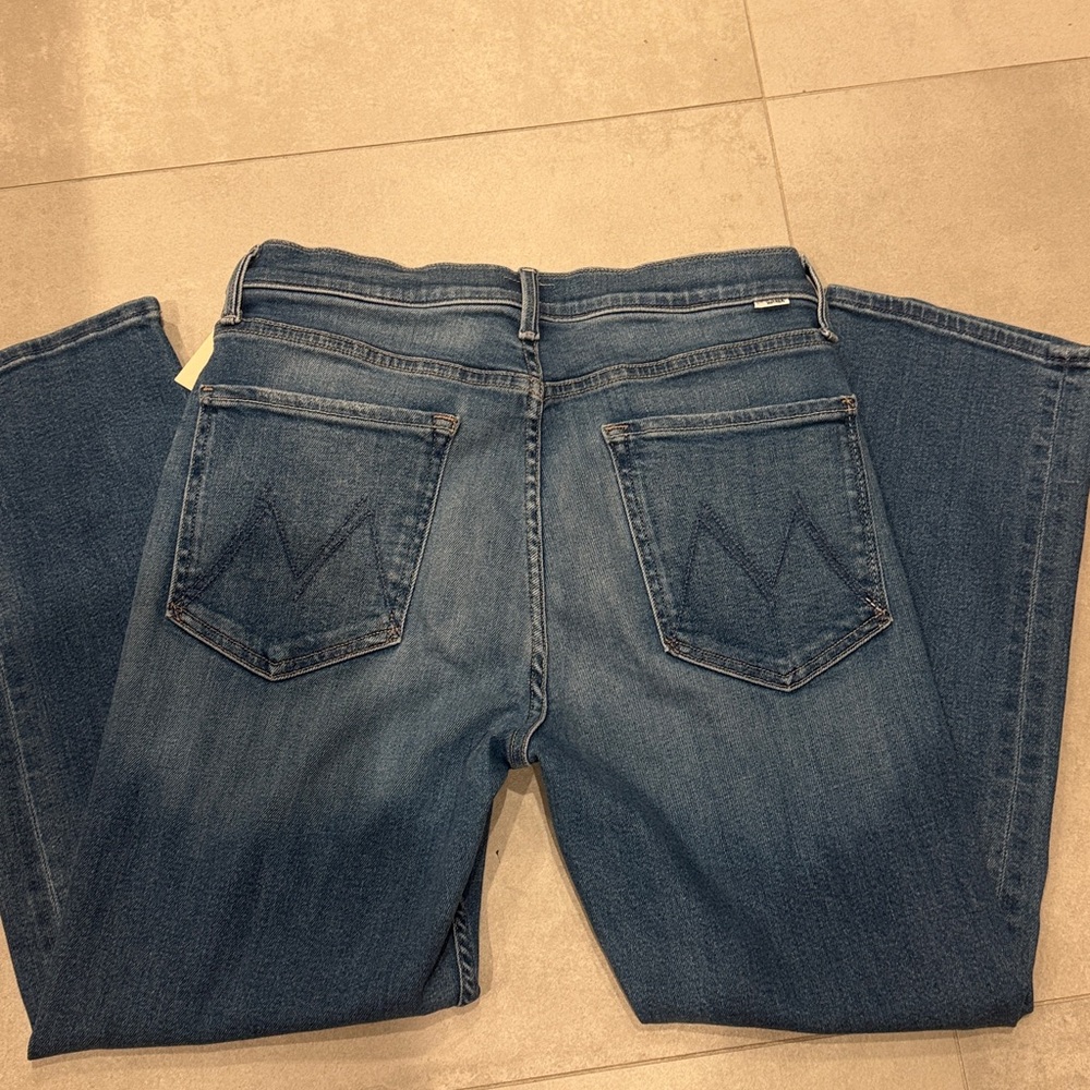 MOTHER THE TOMCAT HIGH-RISE STRAIGHT-LEG JEANS in Layover - Picture 10 of 11